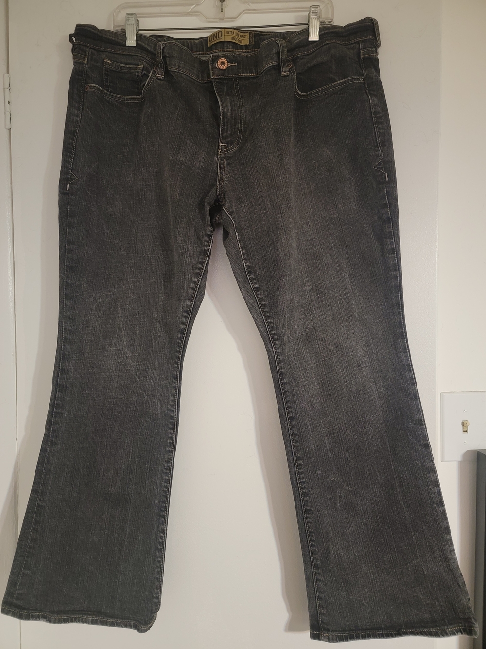 Old Navy Ultra Low Waist Women's Gray Bootcut Jeans